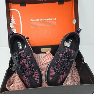 Bass Outdoor Sneakers Womens 8M Hawthrown Rose Aqua Mesh Trailer Low Top NWB